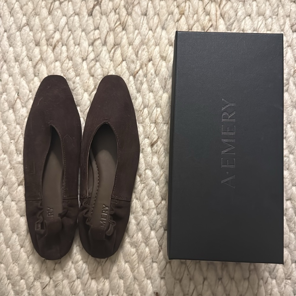 A. Emery Women's Flats- Brie Suede Flats - size 38 - Picture 8 of 9